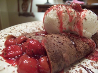 cherry-crepes-with-chocolate-drizzle