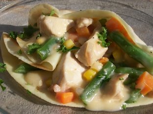 Chicken Pot Pie Recipe for Crepes