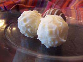 white chocolate truffles